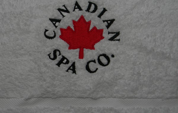 Handtuch mit Canadian Spa Logo
